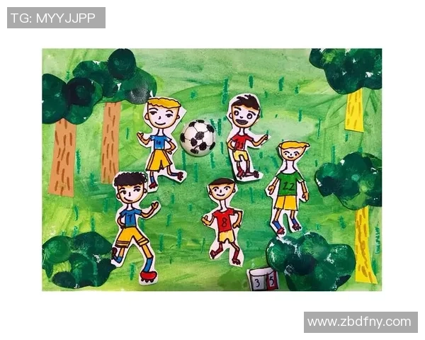 足球明星绘画作品儿童风格图片大全欣赏与创作灵感分享